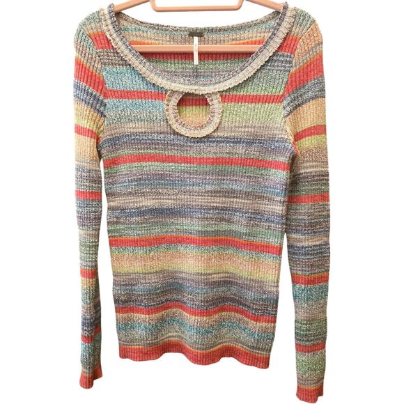Free People Sweaters - Free People Sunshine Daydream in Multi Combo Size Large